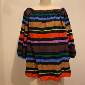 Ace & Jig striped off the shoulder dolman top